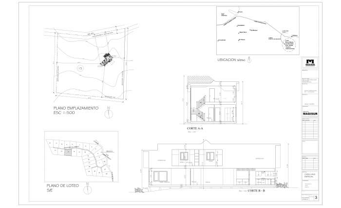 Planos Venta Casa Condominio Sierra Madre