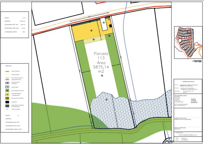 Planos Venta Casa en Parcela N113 en Condominio La Reserva de Pucn